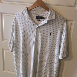 Polo by Ralph Lauren White and Black Pattern Shirt